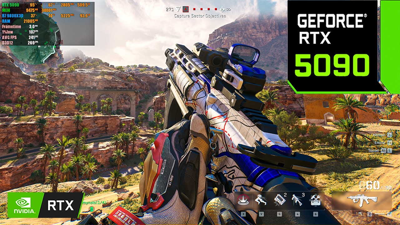 Delta Force : RTX 5090 32GB ( 4K Maximum Settings DLSS ON )
