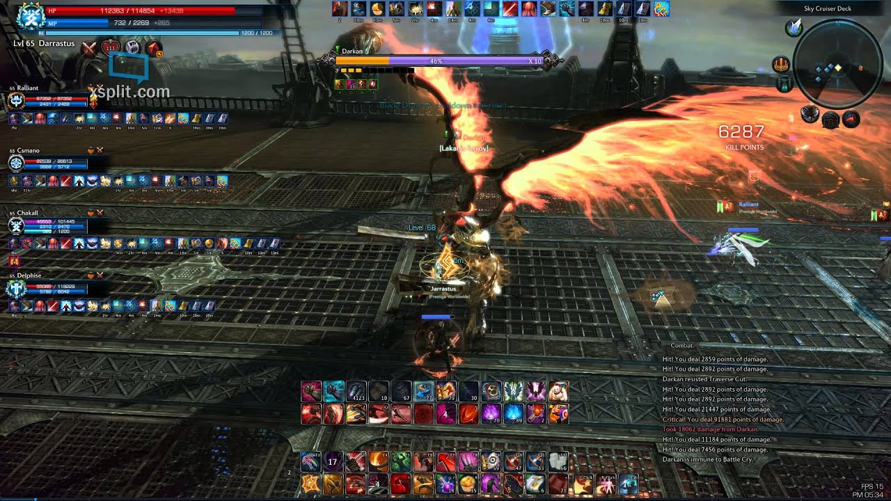 TERA SCNM Last Boss/Darkan - Warrior Tank PoV