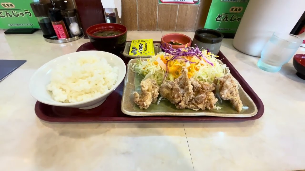 熊本のボリューム定食 どんじゅう japanese delicious food #グルメ #定食 #熊本 #japanesefood