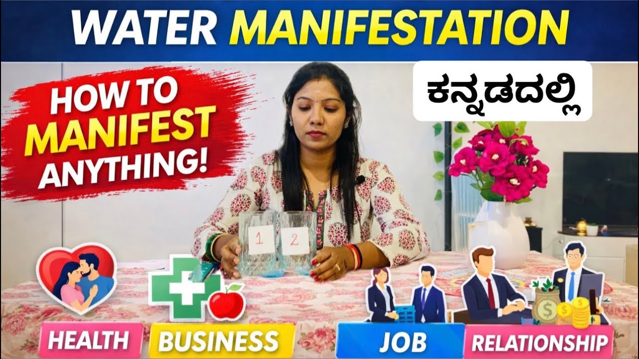 Water Manifestation Technique | Attract Health, Wealth, Love & Career | Law of Attraction