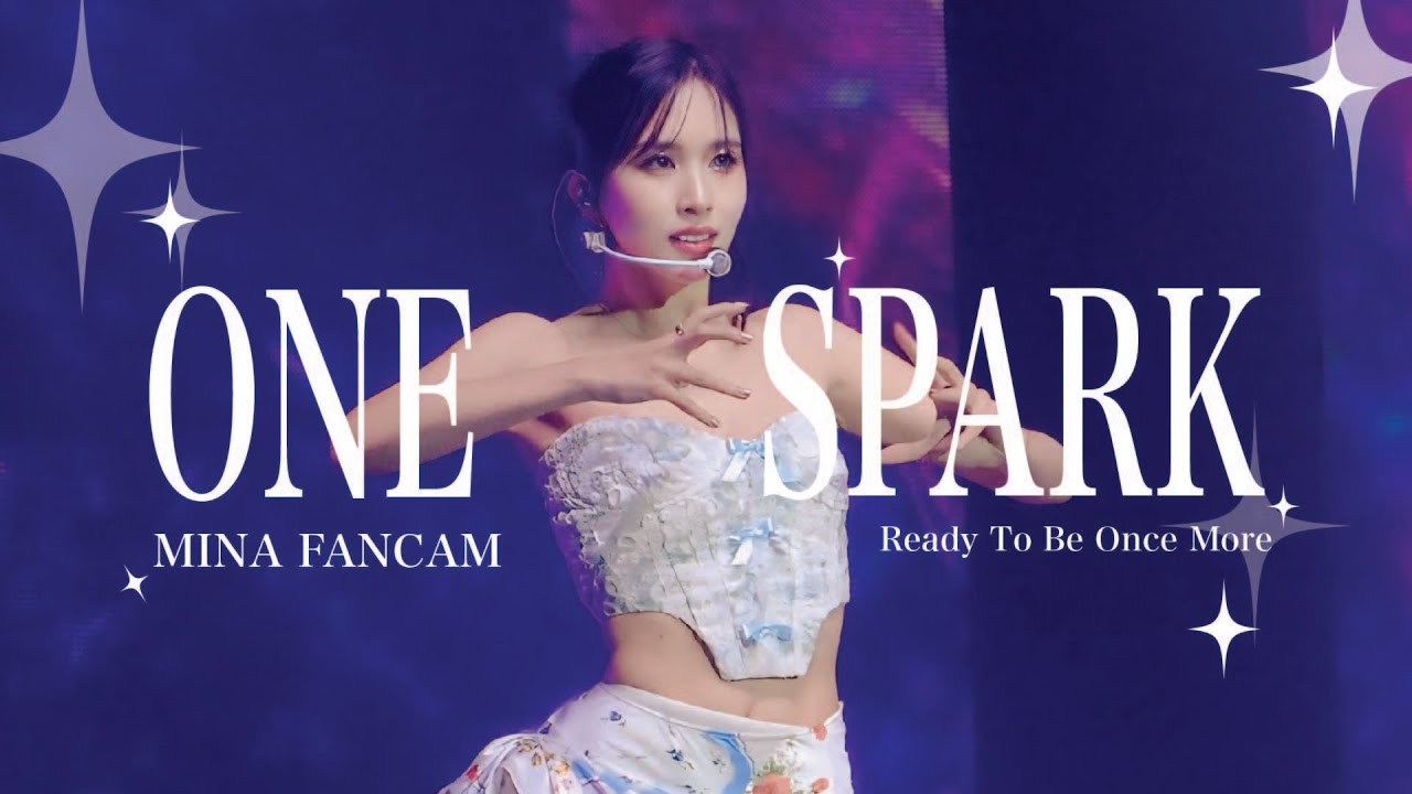[4K] TWICE (트와이스) 'ONE SPARK Mina focus fancam | Ready to be once more in Vegas 미나직캠