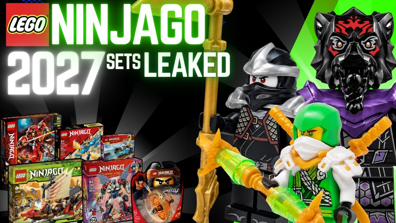 УТЕЧКА наборов LEGO Ninjago зимы 2027 года!!