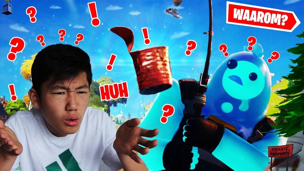 ALLEEN LOOT VAN DE VISHENGEL GEBRUIKEN *CHALLENGE* | Fortnite Chapter 2 (Nederlands)