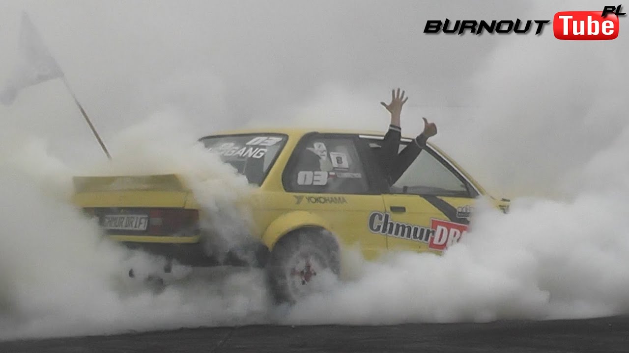 Upalanie na 6-tym biegu - CHMUR- BMW E30 4.0 V8 -Eliminacje Pokazu Mocy - Majówka z BMW  2023 Toruń