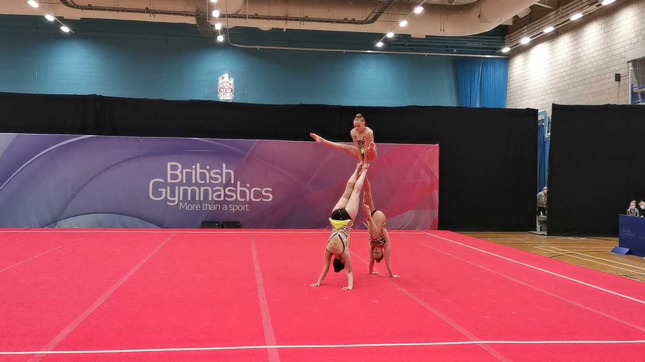 British Championships 2021 - 12-19 Trio Silver Medallists