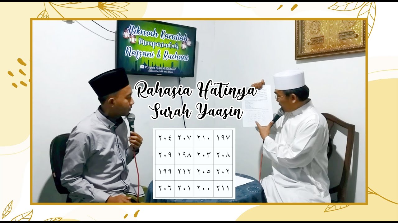 RAHASIA HATINYA SURAH YAASIN