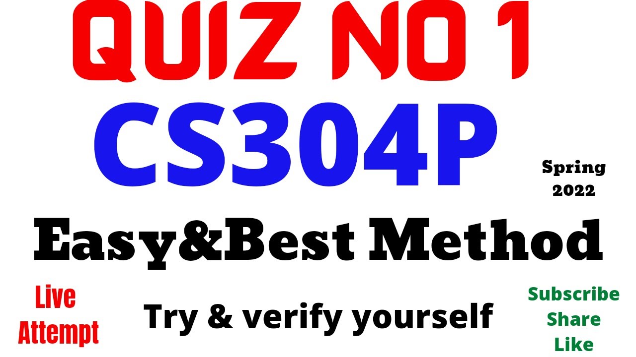 CS304p lab quiz 1&2 spring 2022 cs304p quiz 1&2