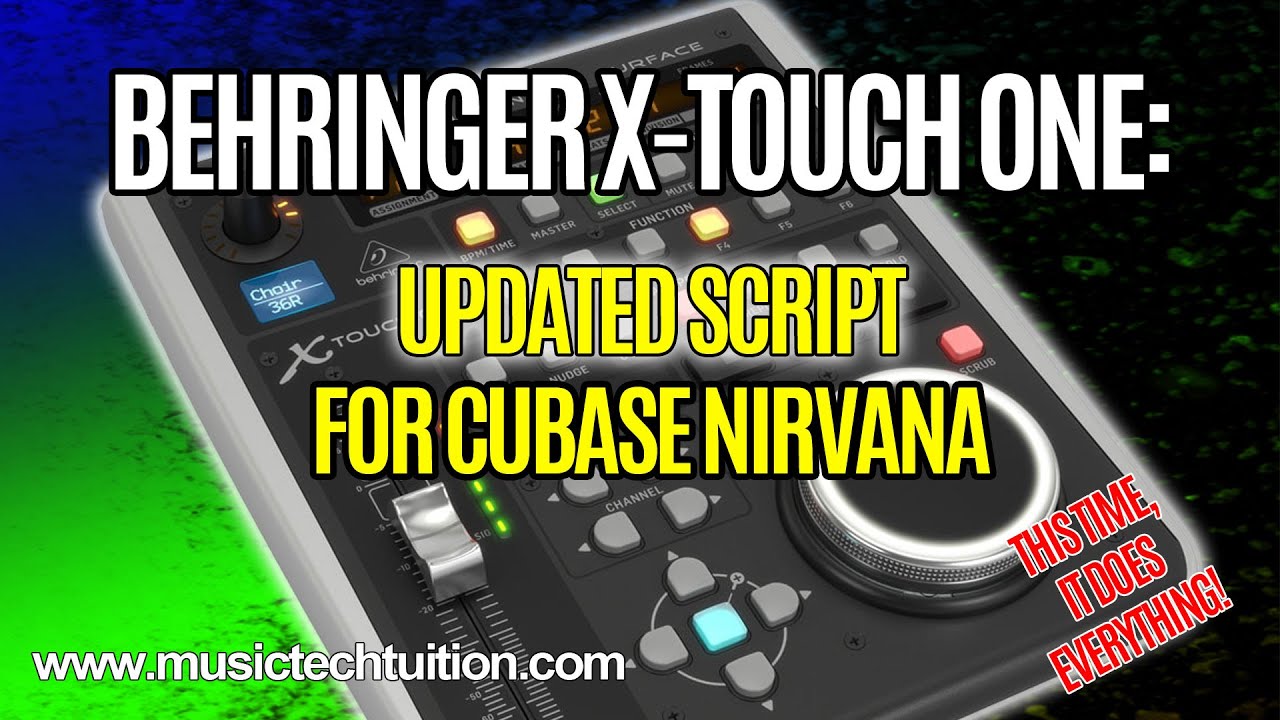 X-Touch One: лучший сценарий для удалённой нирваны в Cubase