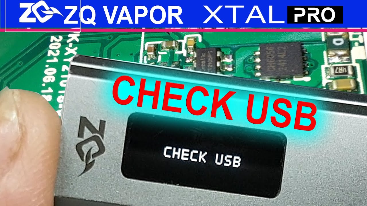 ZQ VAPOR | XTAL Pro | CHECK USB | 2% | NOT CHARGING | TEARDOWN | Ayaw Mag Charge