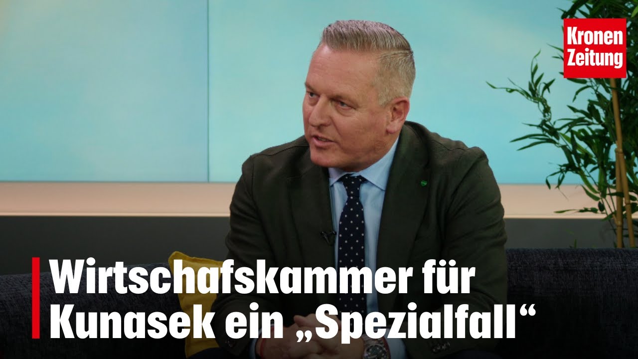 Wirtschafskammer für Kunasek ein „Spezialfall“ | krone.tv 