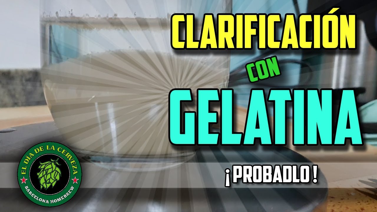 CLARIFICICACIÓN con GELATINA. Cómo hacer Cerveza Artesanal en casa.
