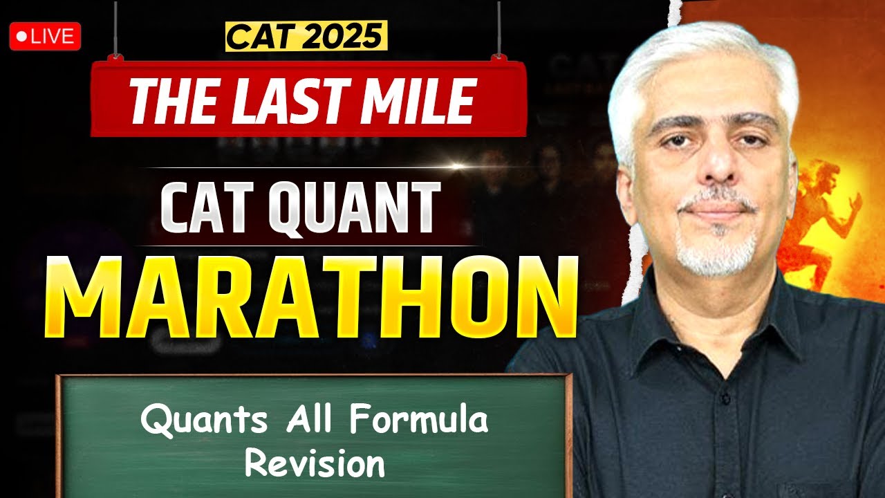 Quant formulas for CAT 2025 | Complete Revision by 100%iler | Amit Panchmatia