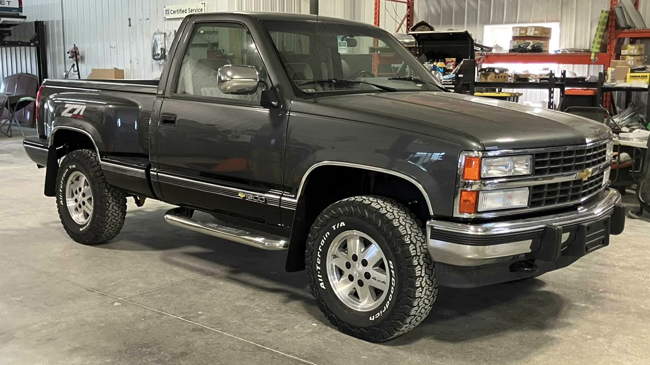 1991 Chevrolet Silverado reg cab step side Z71 restoration from start to delivery