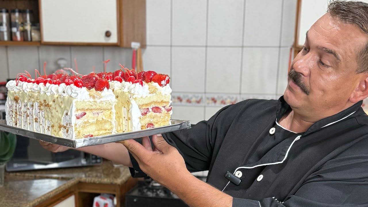 Rotina de um confeiteiro