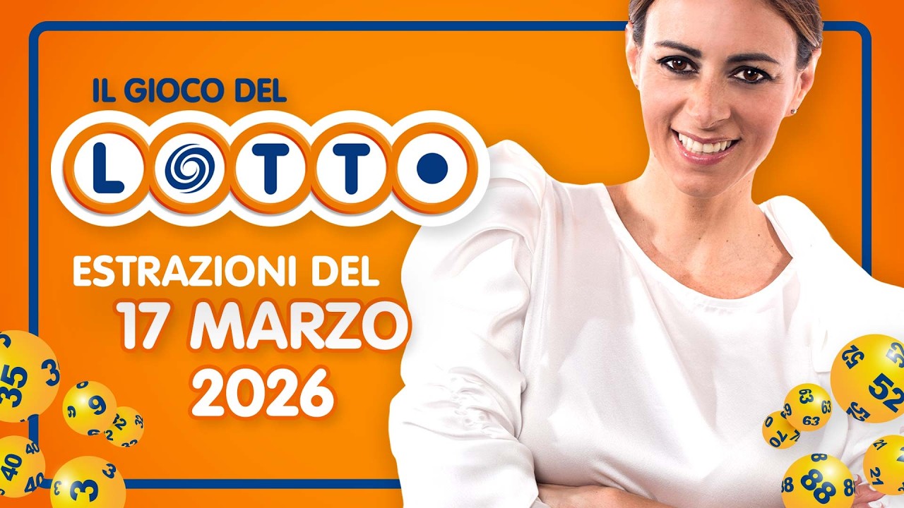 Estrazione in diretta del Gioco del Lotto e del Simbolotto di martedì 17 Marzo 2026
