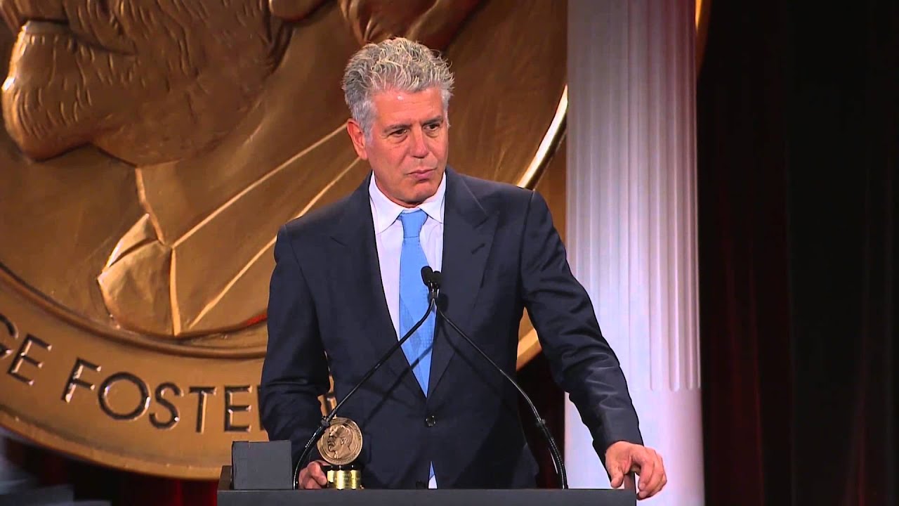 Anthony Bourdain - Parts Unknown - 2013 Peabody Award Acceptance Speech