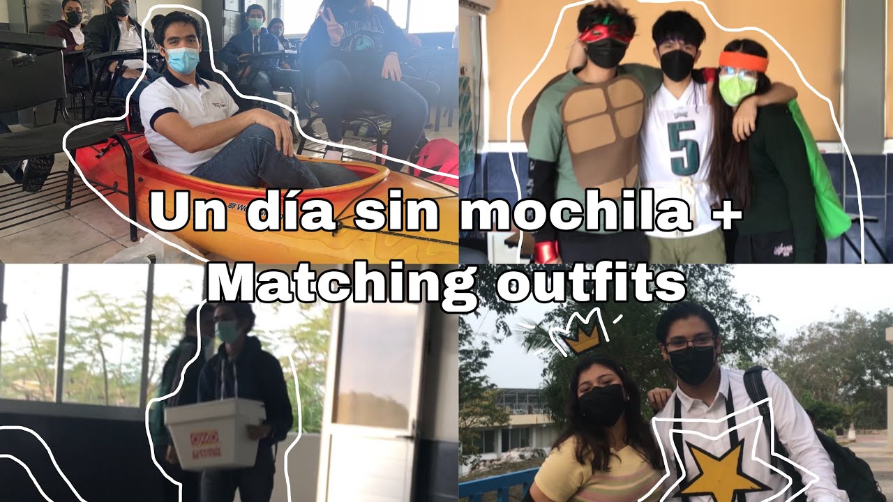 Un día sin mochila + matching outfits