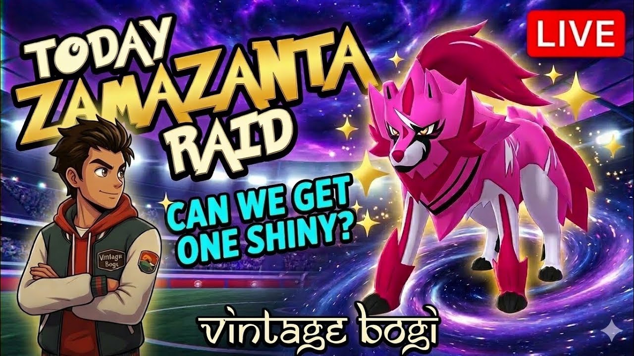 ⚡🔥 LIVE SHINY ZAMAZANTA HUNT 🔥⚡Pokemon Go