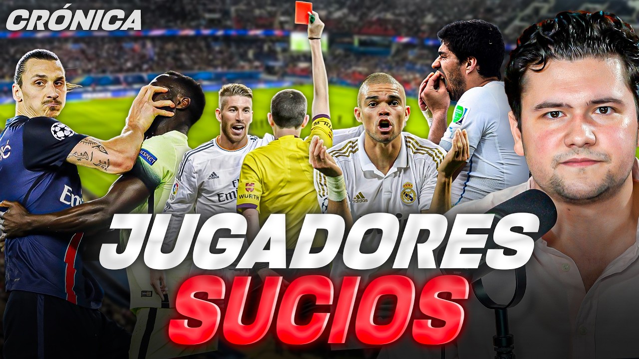 LOS JUGADORES MÁS SUCIOS DE TODOS LOS TIEMPOS (TOP 20) // PEPE, RAMOS, ZLATAN, ZIDANE y más...