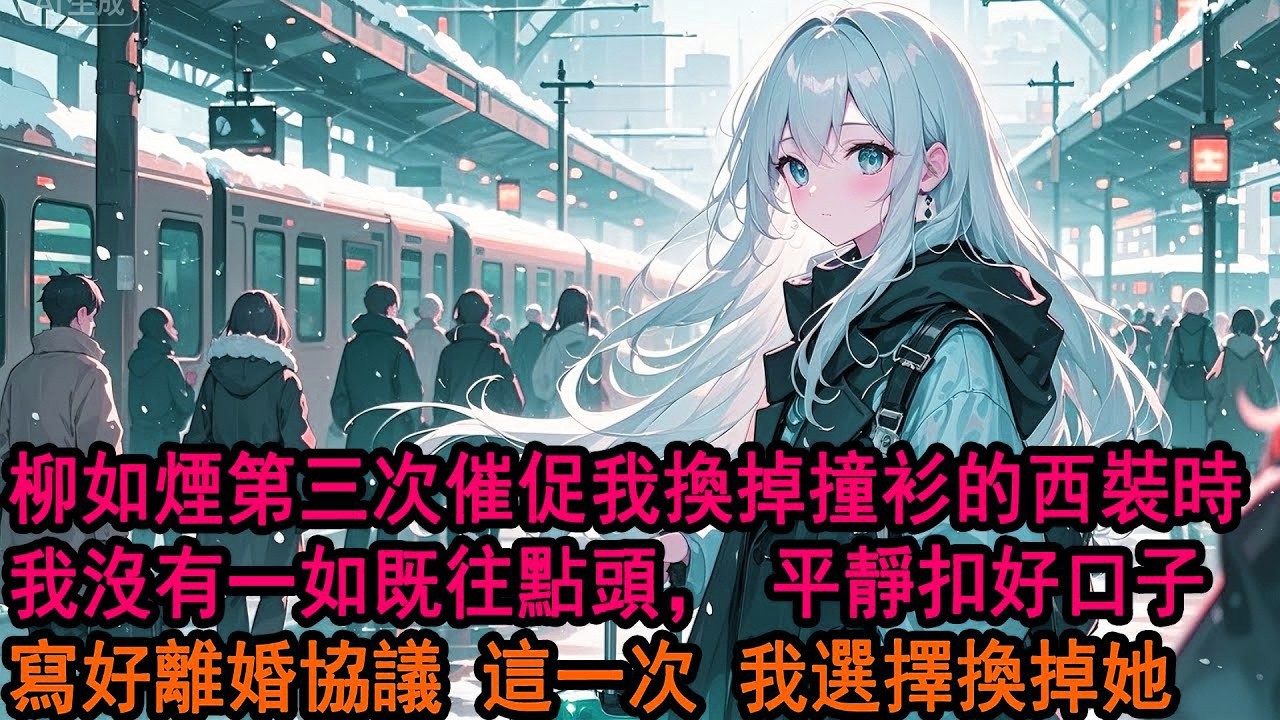 結婚第四年，她養了個很像白月光的男孩。而我，是全世界最後一個知道的人。那天，我和男孩穿了一模一樣的紅色西裝。柳如煙對我皺了眉：「紅色不適合你，去換掉吧。」我沒有換掉新西裝。而是選擇，換掉了她