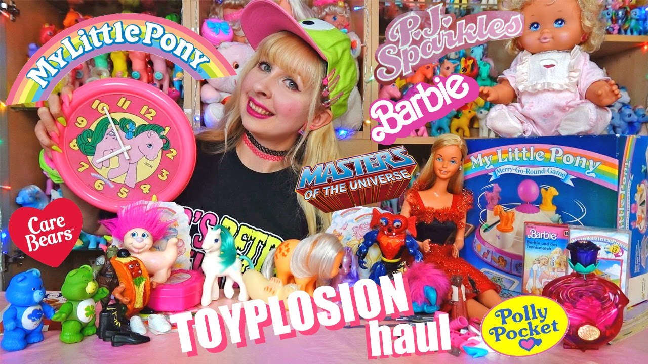TOYPLOSION haul -  My little Pony, Polly Pocket, Barbie, action figures, 80s 90s vintage girl toys