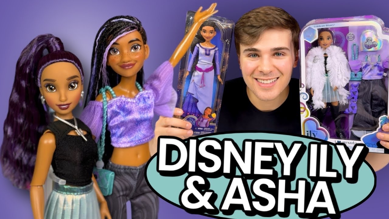 Disney ILY Ursula & Asha from Wish Unboxing, Review, & Restyle!
