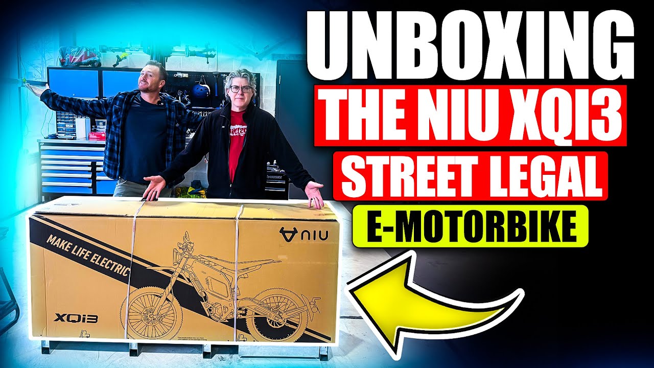 Распаковка электромотоцикла NIU XQi3 Street Legal | Первые впечатления и характеристики