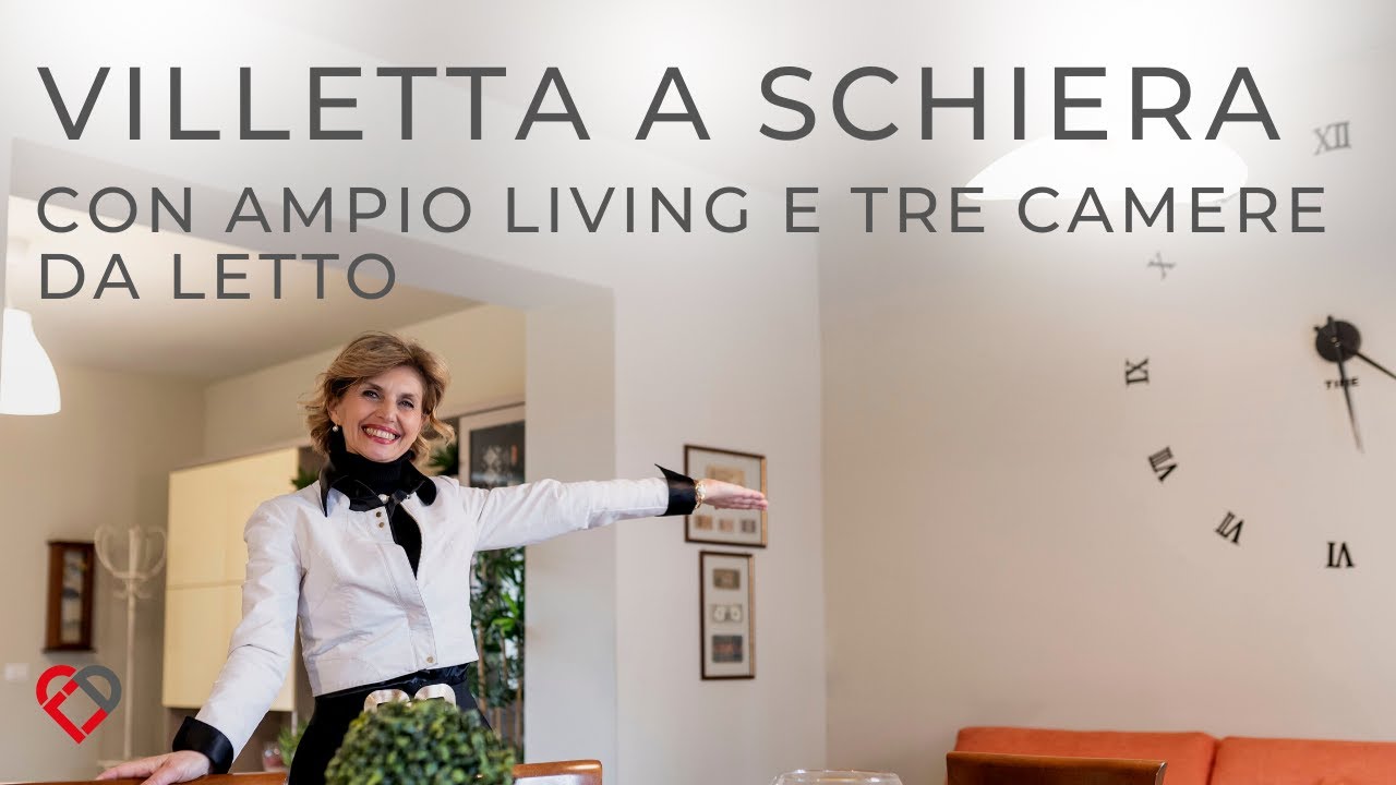 Villetta a schiera con ampio living e tre camere da letto - In vendita a Gornate Olona (Varese)