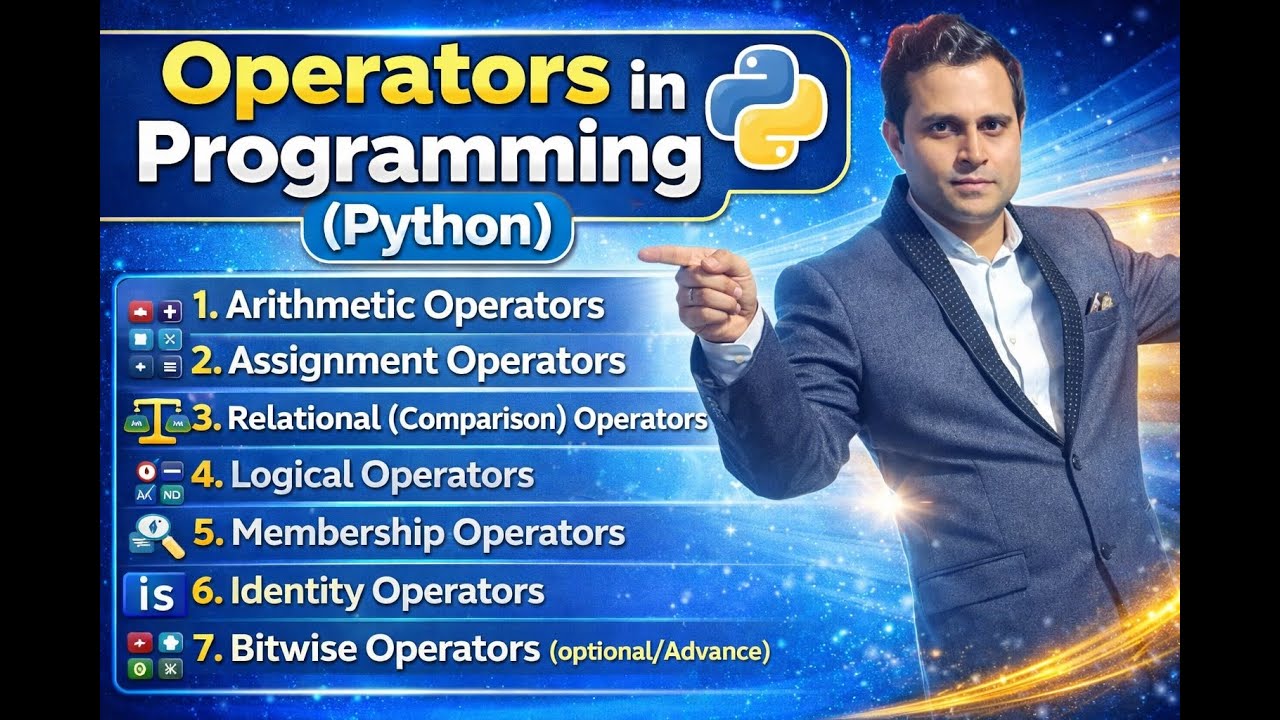 Operators in Programming(Python)