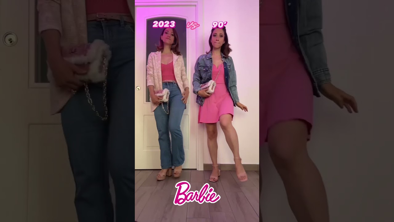 Barbie anni 90 vs Barbie moderna💖 #fashion