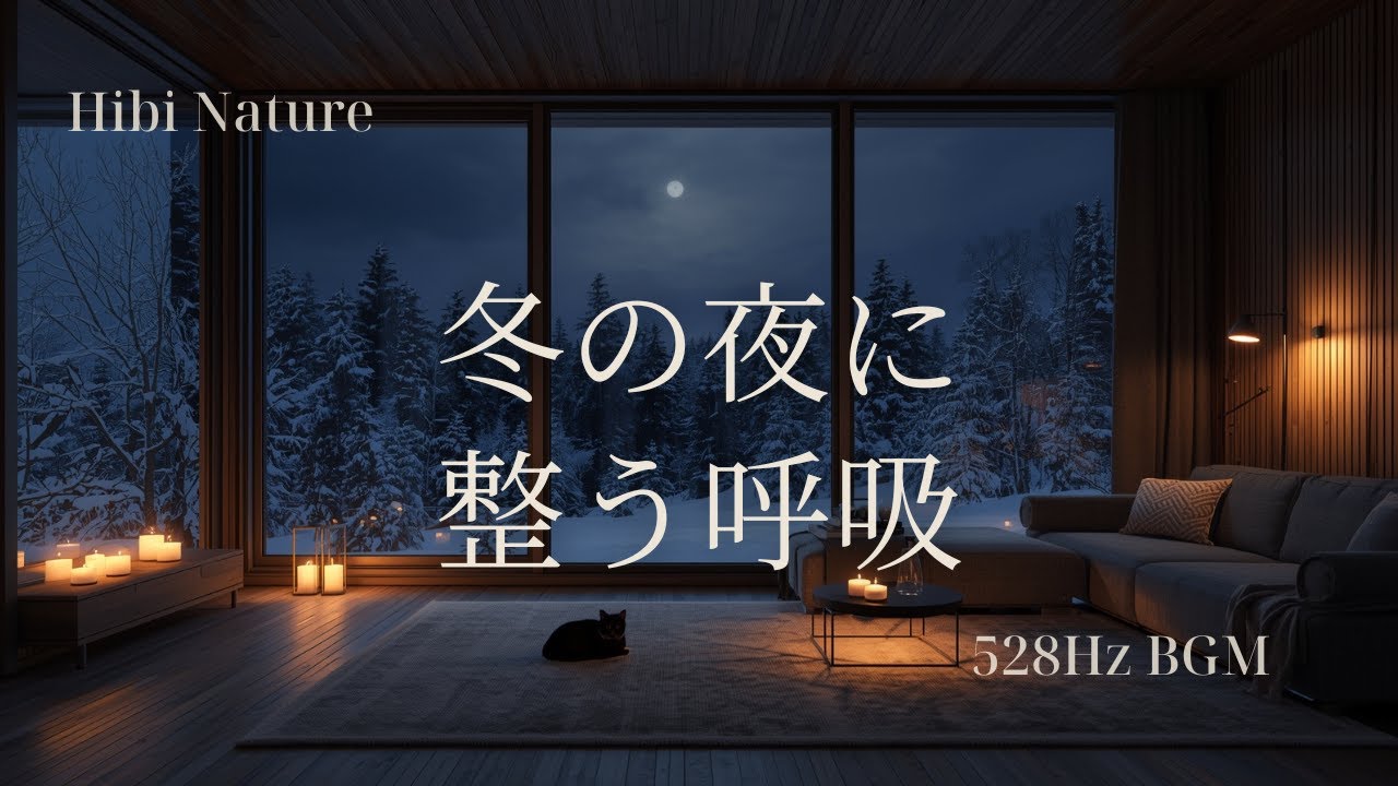 【528Hz】🌿 冬の夜に整う呼吸｜528Hz Calm Balance