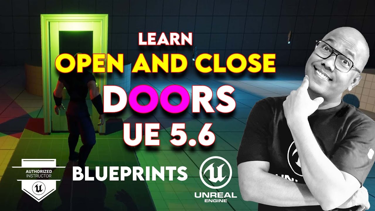 How to Open a Door in Unreal Engine 5  Blueprint Tutorial for Beginners