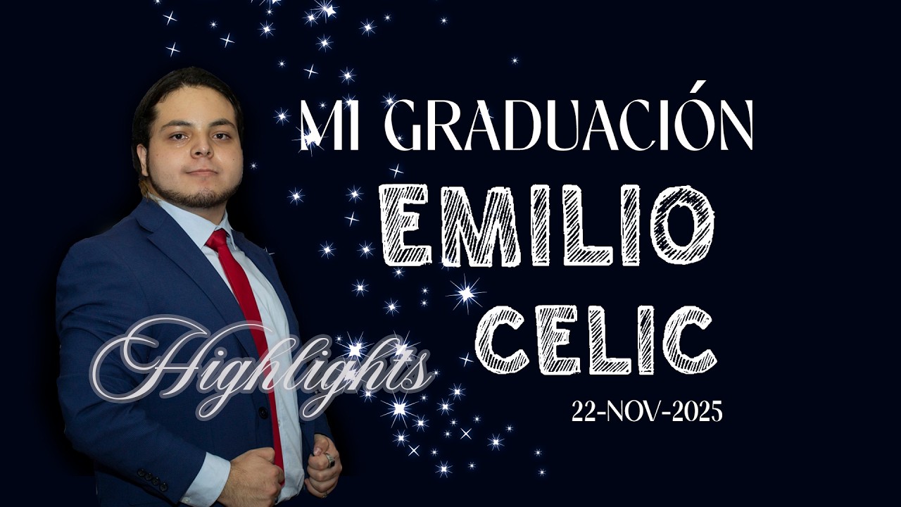 ✨🎓 Emilio Celic | Graduation Highlights 🎓✨