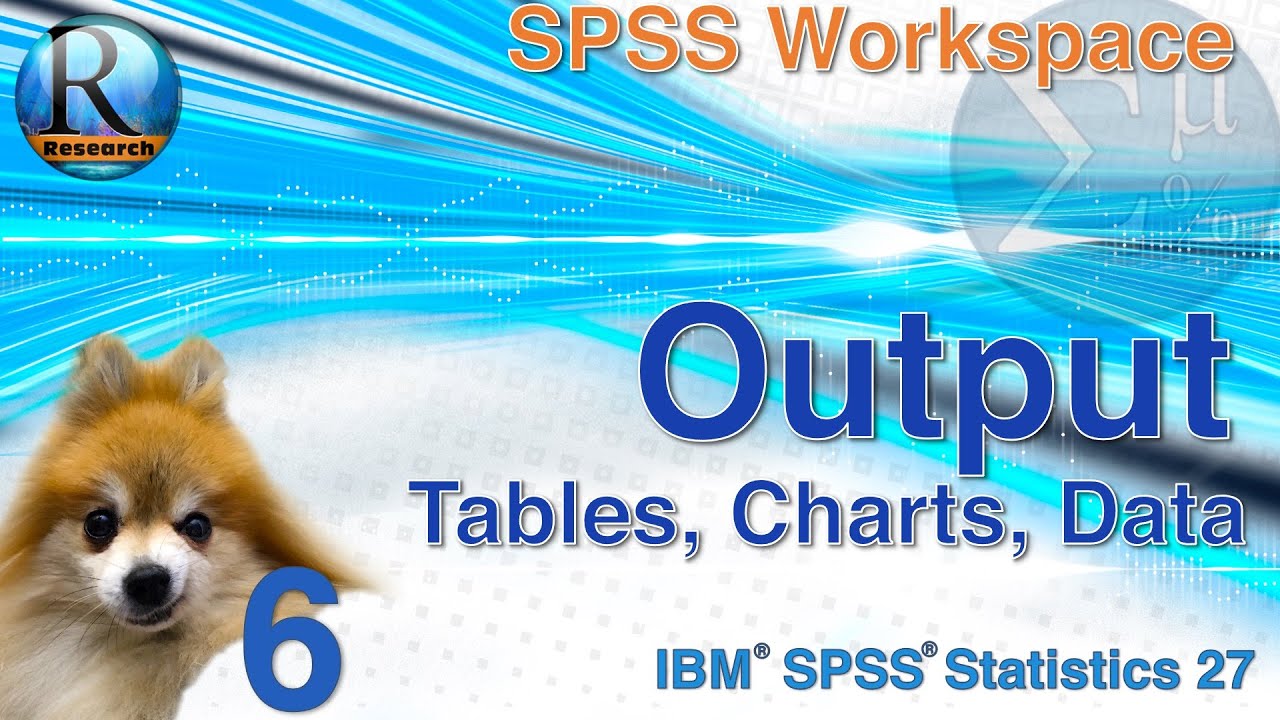 Edit, Customize, and Export Output - Statistics with SPSS 27 for Beginners (with Puppies) (6 of 8)