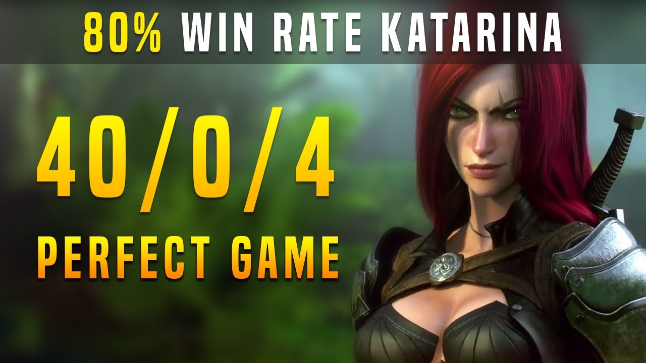 80% WIN RATE KATARINA S7 - PERFECT GAME [40/0/4] with build
