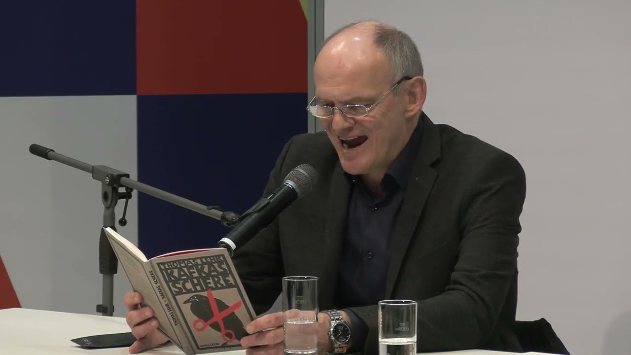 Thomas Lehr, Vaiva Grainytė und Lara R&uuml;ter auf der Leipziger Buchmesse 2024
