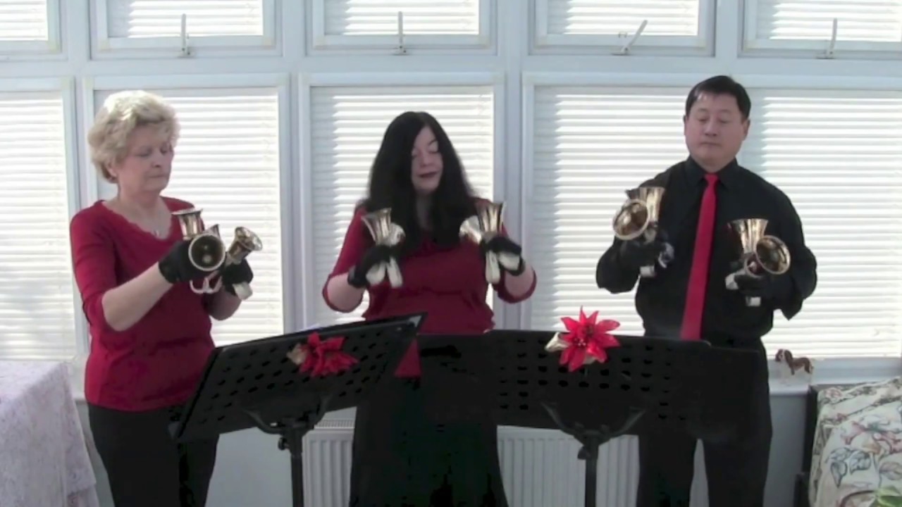 In the Bleak Midwinter (12 Handbells with Piano) - Larry and Carla with Inspiration International