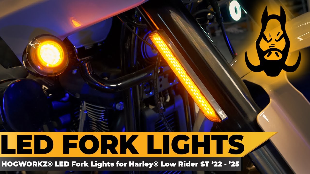 HOGWORKZ® LED Fork Lights for Harley-Davidson® Low Rider ST '22-'25