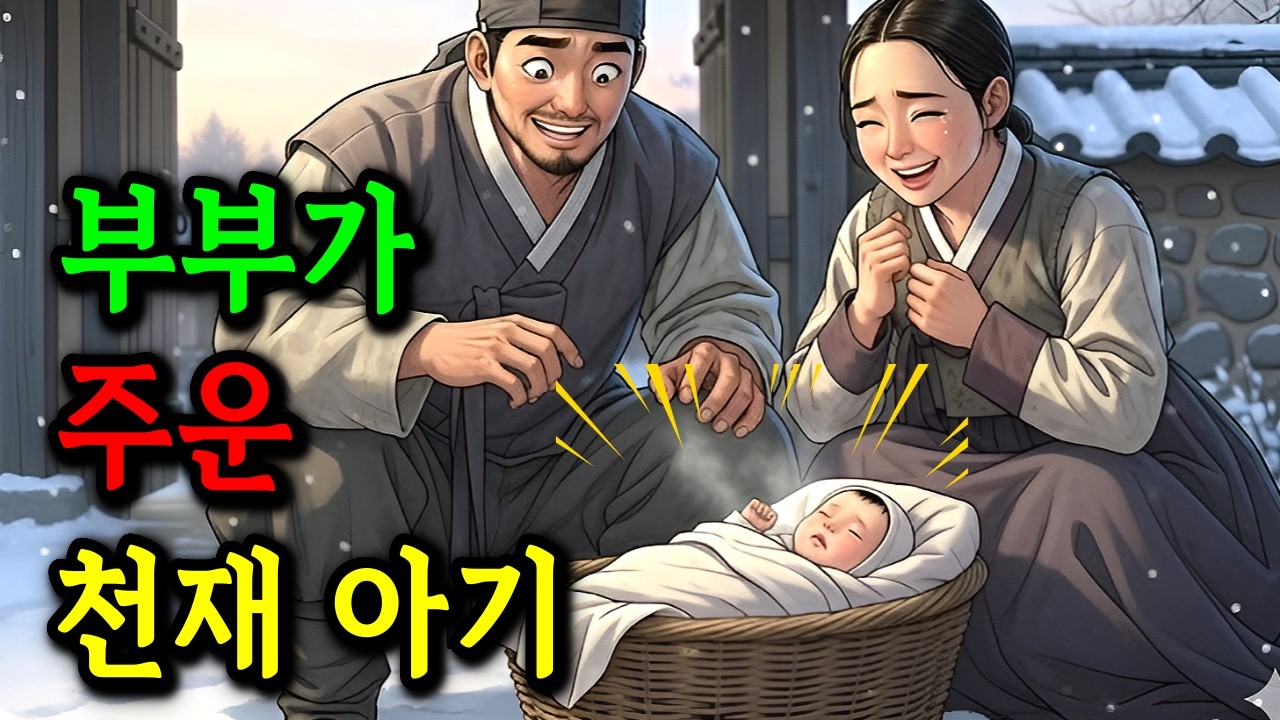 아이없던 부부의 대문 앞에 놓여진 아기의 정체/야담,야사,민담,설화,전설,신화,옛날이야기,오디오북