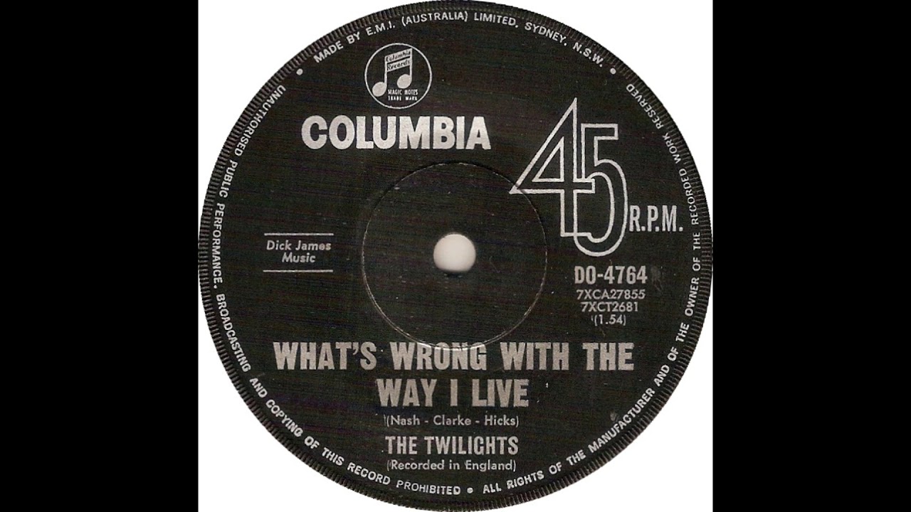 The Twilights   What's Wrong With The Way I Live