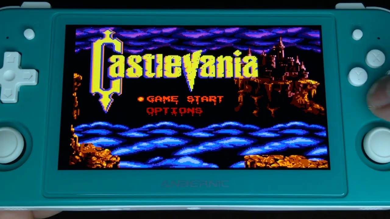 Castlevania SMS On The RG505 OLED!