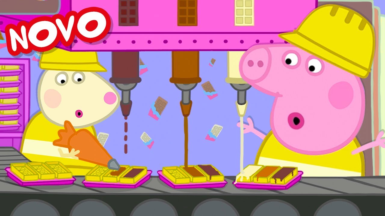 Peppa Pig Português Brasil | Fábrica de Chocolate! | NOVO Contos da Peppa Pig