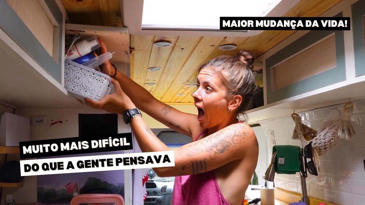 Iniciamos a nossa MUDANÇA para o MOTORHOME! Finalmente