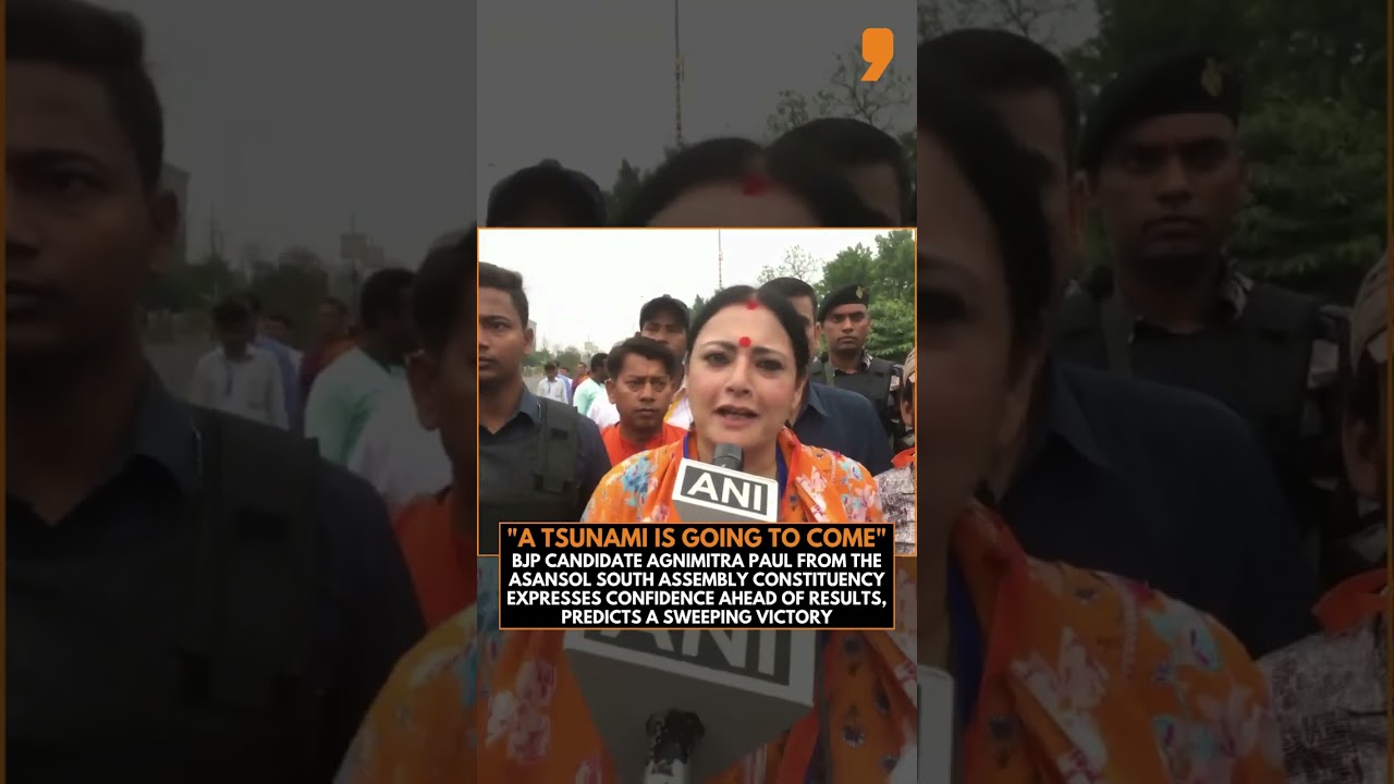 Tsunami is Coming!&rdquo; BJP&rsquo;s Agnimitra Paul Ahead of Bengal Results