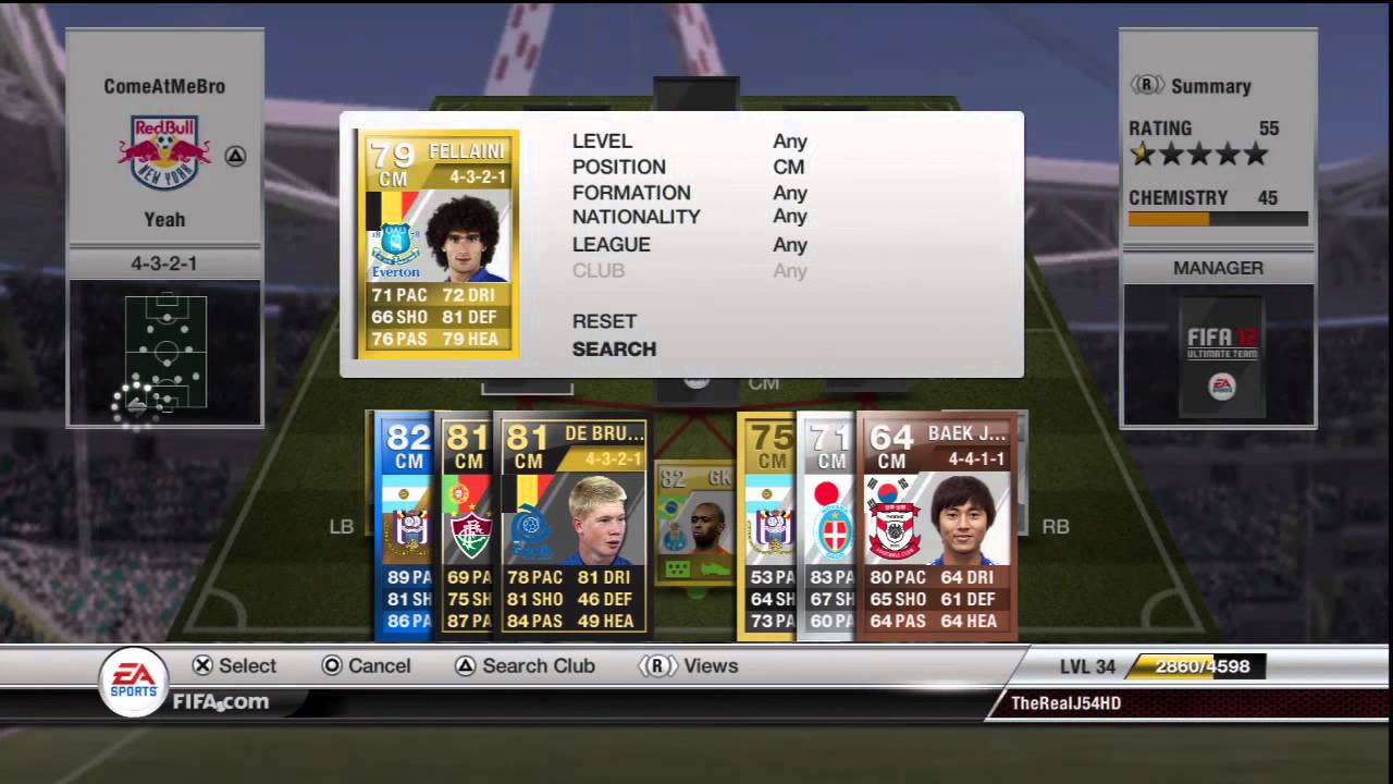 Fifa 12 Ultimate Team| Hybrid Squad Builder Ft. Chelsea Hazard!!