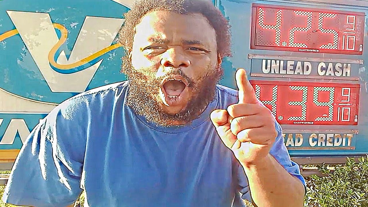 Black Man Angry at THESE HIGH GAS PRICES!