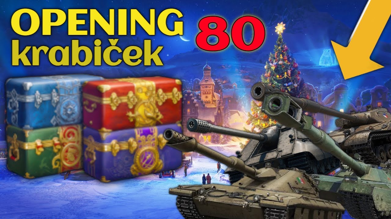 NEJSMOLNĚJŠÍ OPENING 80x VÁNOČNÍCH KRABIČEK! 🎁 | WOT