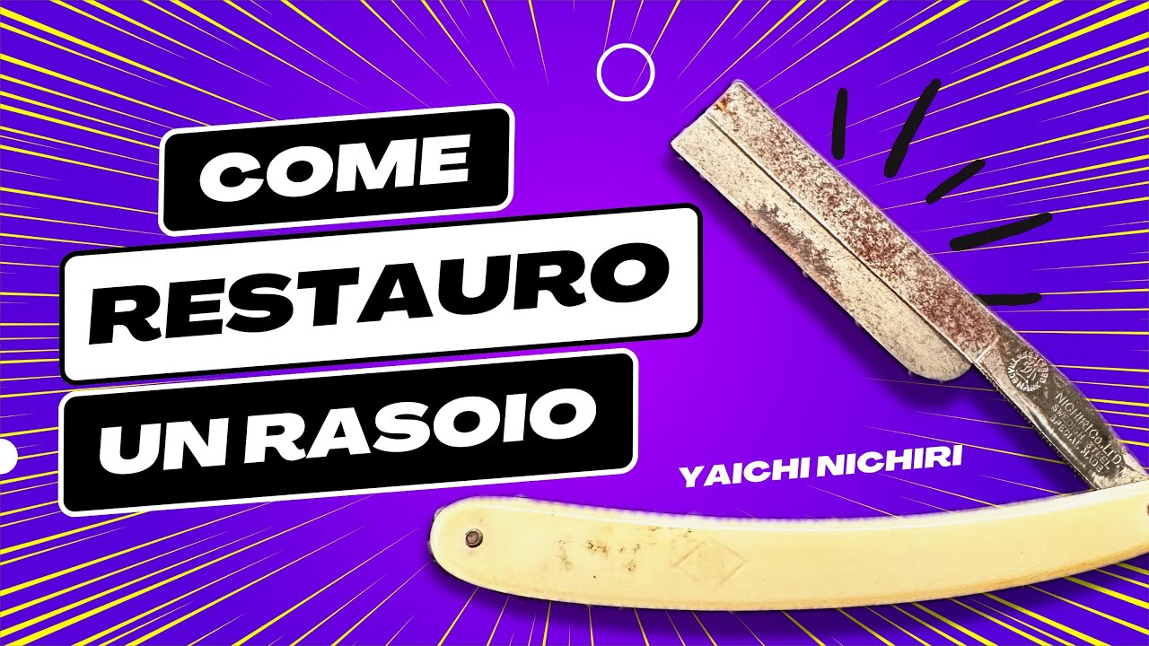 COME RESTAURO UN  RASOIO A MANO LIBERA Frame Back Arrugginito  - Alcuni consigli e informazioni -