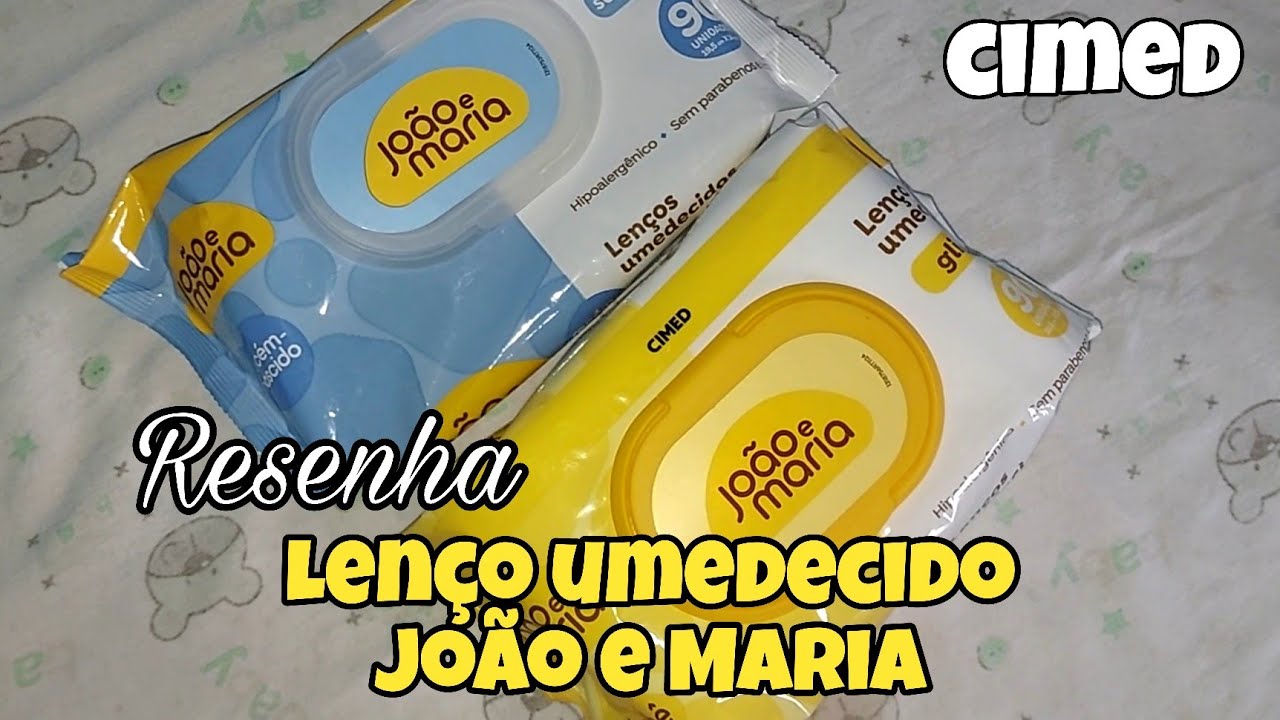 LENÇO UMEDECIDO JOÃO E MARIA CIMED 🥰 LANÇAMENTO ❤️ SUELEN OLIVEIRA