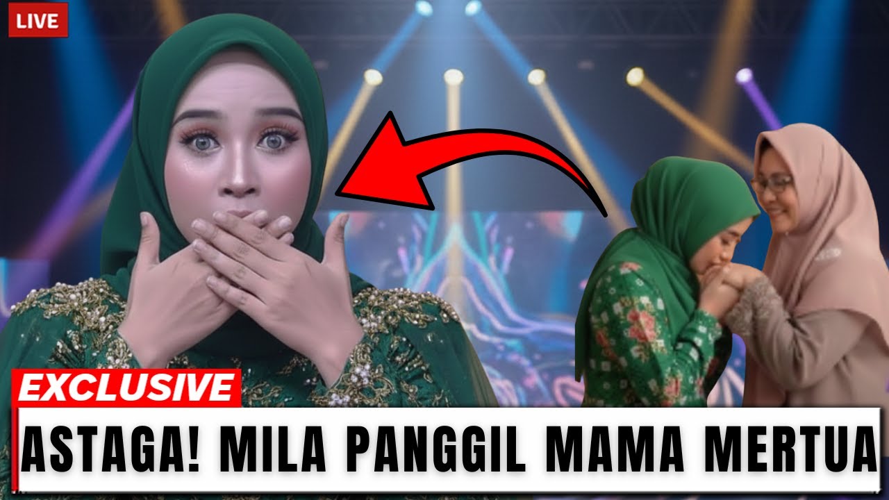 ASTAGA! Mila Keceplosan Panggil Ibu Valen “Mama Mertua” di Panggung Sumenep